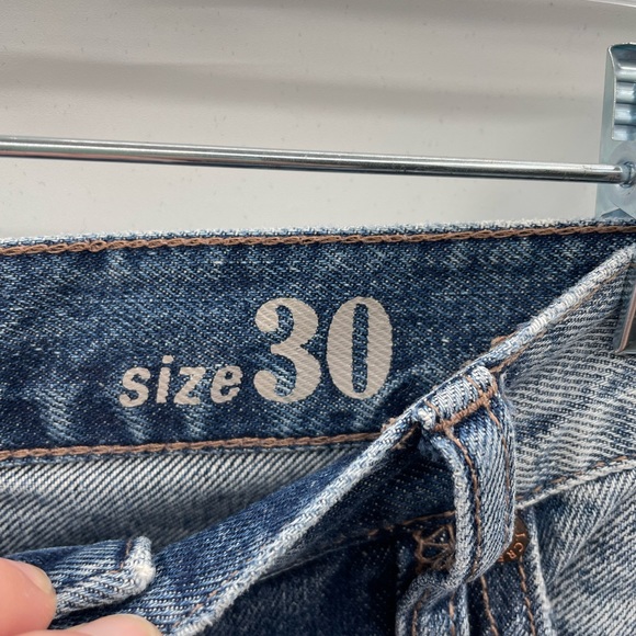 J crew broken in boyfriend blue distressed jean - Picture 8 of 13